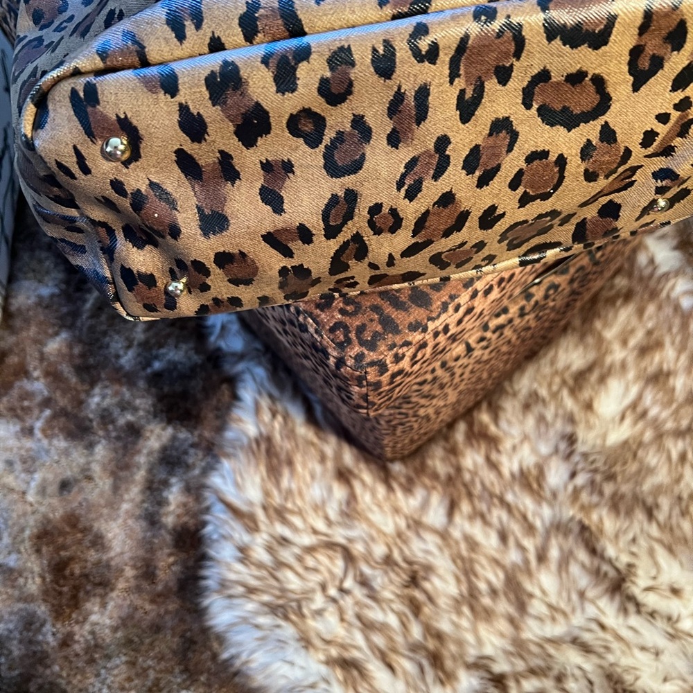 Lauren Ralph Lauren Leopard Print Tote Bag - Brown and Black - Picture 14 of 14